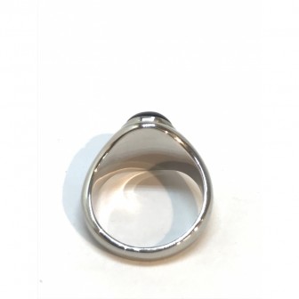 Bague acier chevalier BA033