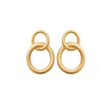 Boucle d'oreilles plaqué-or 750/000 3 microns 2581500