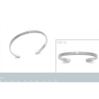 Jonc argent rhodié 925/000 oz 873355