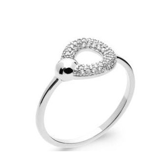 Bague argent rhodié 925/000 oz 1293810