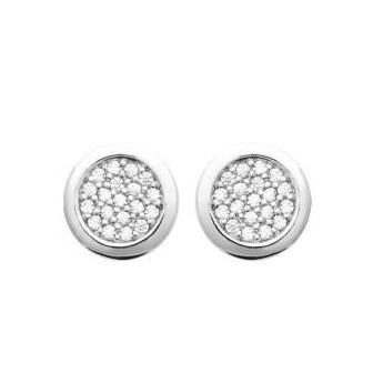 Boucles d'oreilles argent rhodié 925/000 oz 1572410