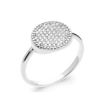 Bague argent rhodié 925/000 oz 1298310