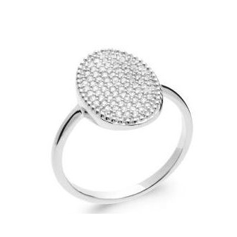 Bague argent rhodié 925/000 oz 1298210