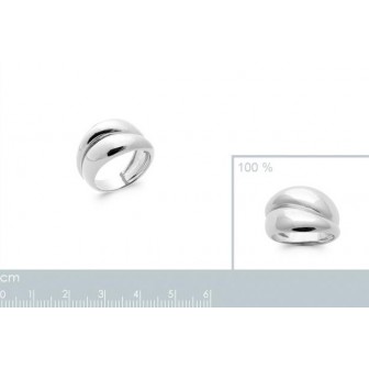 Bague argent rhodié 925/000 7901300