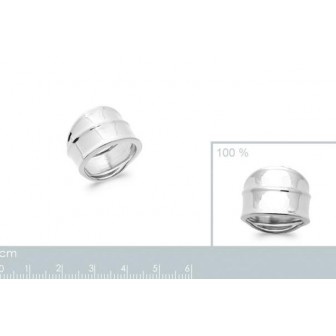 Bague argent rhodié 925/000 7901200