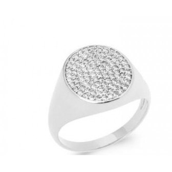 Bague argent rhodié 925/000 oz 1903510