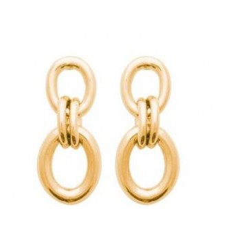 Boucles d'oreilles plaqué-or 750/000 3 microns 2584200