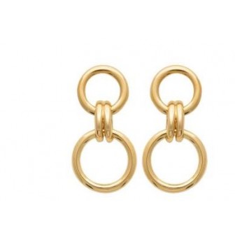 Boucles d'oreilles plaqué-or 3 microns 750/000 2583600