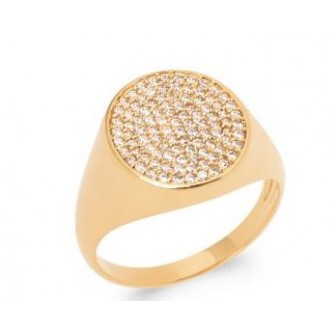 Bague plaqué-or 5 microns 750/000 oz 2903510