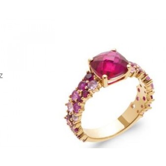 Bague plaqué-or 5 microns 750/000 oz 2NJI480