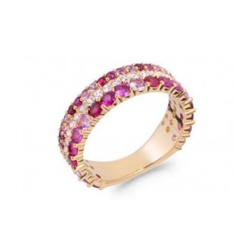 Bague plaqué-or 5 microns oz 750/000 2NJI880