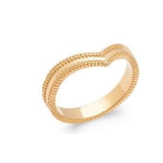Bague plaqué-or 3 microns 750/000 2906500