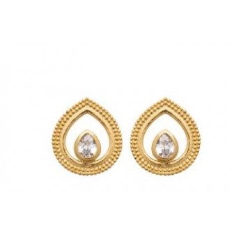 Boucles d'oreilles plaqué-or 3 microns oz 2583910