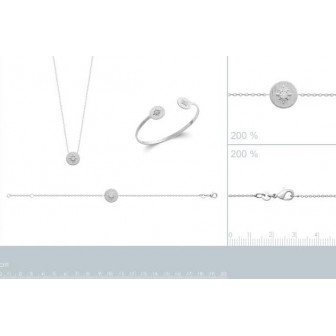 Bracelet argent rhodié 925/000 oz 87338918