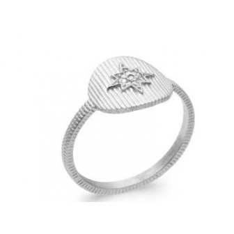 Bague argent rhodié 925/000 oz 1902510