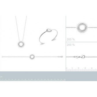 Bracelet argent rhodié 925/000 72177118