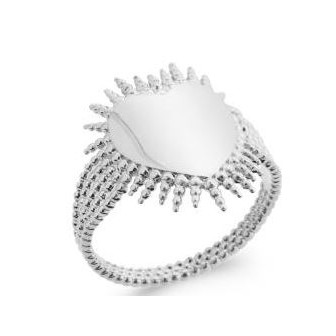 Bague argent rhodié 925/000 7906800