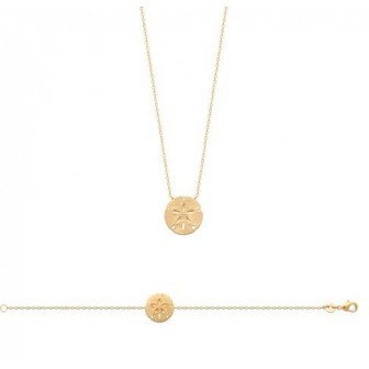 Collier plaqué-or 3 microns 750/000 92176245