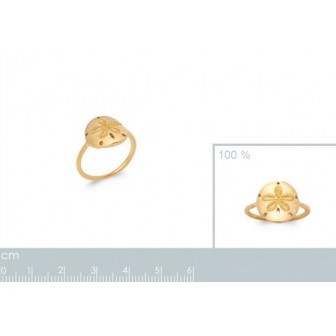 Bague plaqué-or 3 microns 750/000 2900600