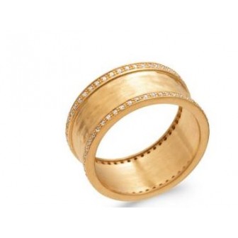 Bague plaqué-or 5 microns 750/000 oz 2901610