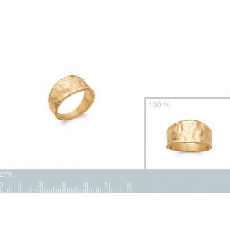 Bague plaqué-or 3 microns 750/000 2901000