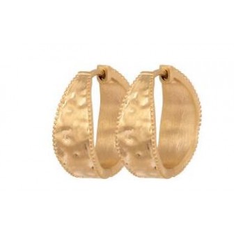 Créoles plaqué-or 3 microns 750/000 2GTY000