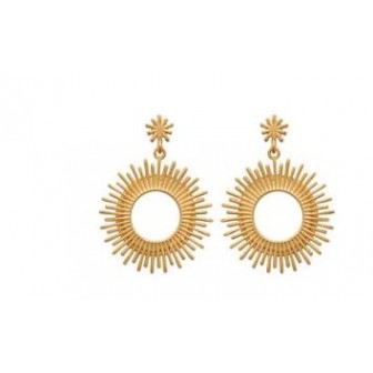 Boucles d'oreilles plaqué-or 3 microns 750/000 2582400