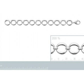 Bracelet argent rhodié 925/000 721778
