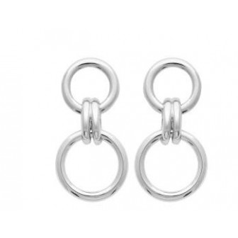 Boucles d'oreilles argent rhodié 925/000 7583600