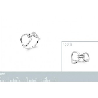 Bague argent rhodié 925/000 7904900