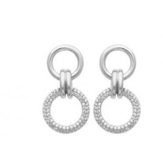 Boucles d'oreilles argent rhodié 925/000 oz 1583710