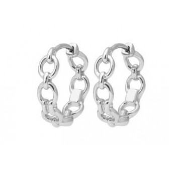 Créoles argent rhodié 925/000 7GTY700