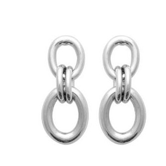 Boucles d'oreilles argent rhodié 925/000 7584200
