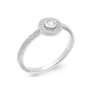 Bague argent rhodié 925/000 oz 1905510