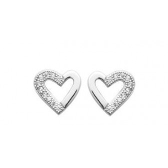 Boucles d'oreilles argent rhodié 925/000 oz 1PLK910