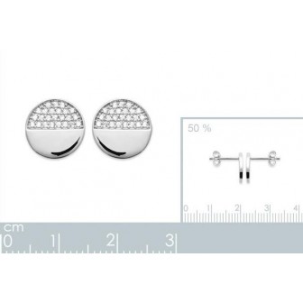 Boucles d'oreilles argent rhodié 925/000 oz 1570510