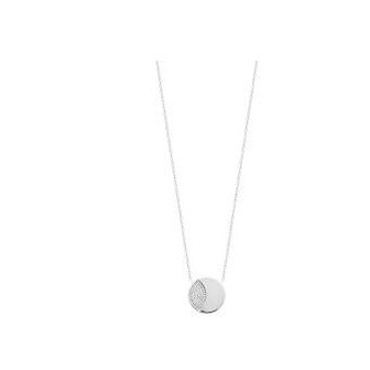 Collier argent rhodié 95/000 oz et Nacre 87PLK845