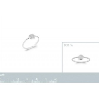 Bague argent rhodié 925/000 oz 1288310
