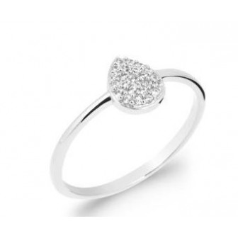 Bague argent rhodié 925/000 oz 1PLK210