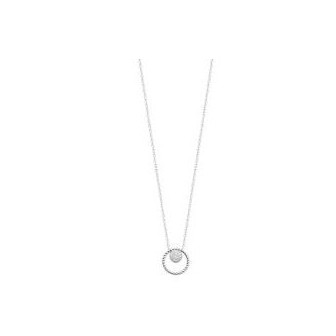 Collier argent rhodié 925/000 oz 87PLK345