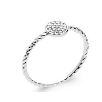 Bague argent rhodié 925/000 oz 1297810