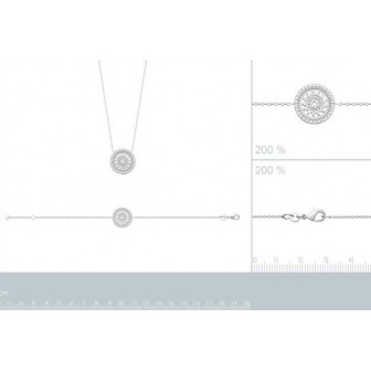 Bracelet argent rhodié 925/000 oz 87325918