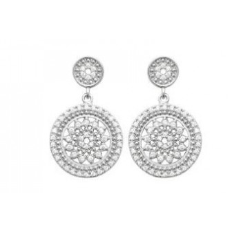 Boucles d'oreilles argent rhodié 925/000 oz 1570410