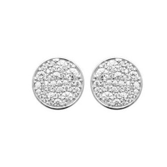 Boucles d'oreilles argent rhodié 925/000 1573310