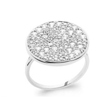 Bague argent rhodié 925/000 oz 1290710