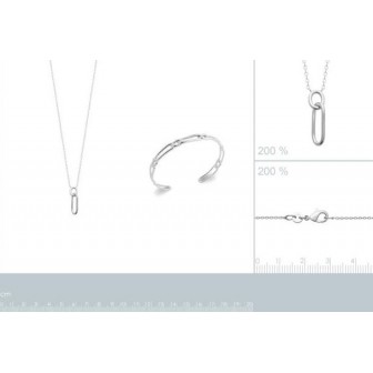 Collier argent rhodié 925/000 72177445