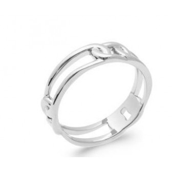 Bague argent rhodié 925/000 7PLK000