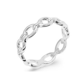 Bague argent rhodié 925/000 7PLK600