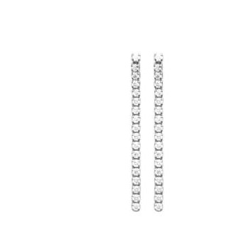 Boucles d'oreilles argent rhodié 925/000 oz 1556410