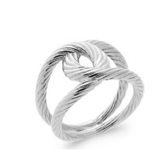 Bague argent rhodié 925/000 7900900